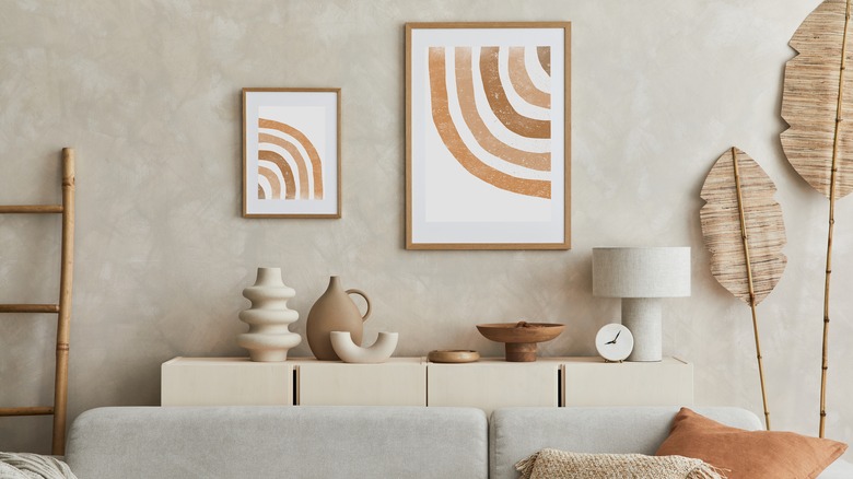neutral color on wall