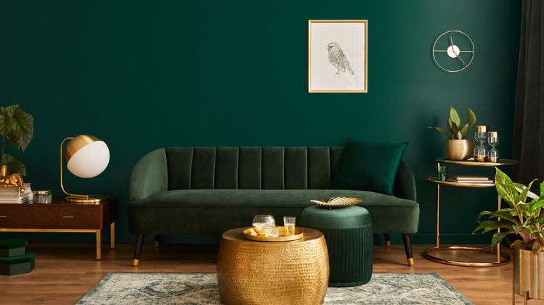 green living room