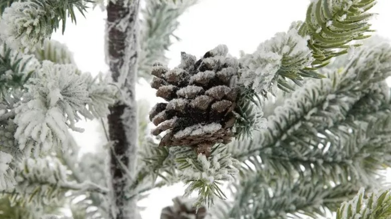 mini Christmas tree in minimalist design