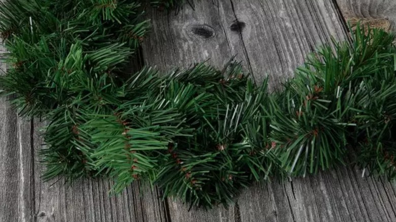 faux pine garland