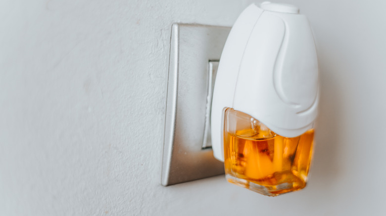 plug-in air freshener in a wall socket