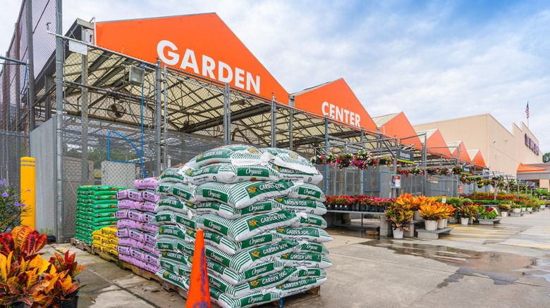 Home Depot garden centre