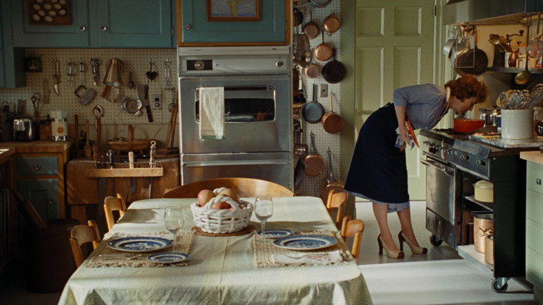 Julia Child's (Meryl Streep) Cambridge kitchen in Julie & Julia (2009)