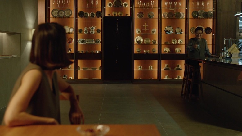 The Park family kitchen in Parasite (2019)