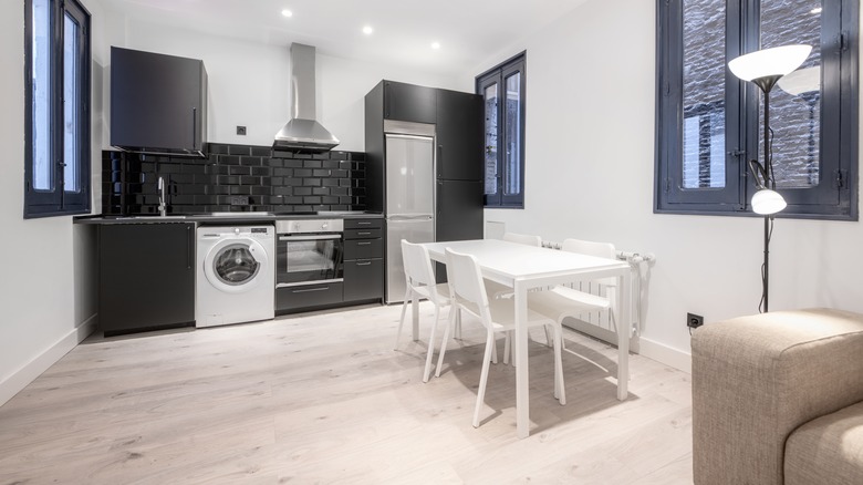 Kitchen with mismatched