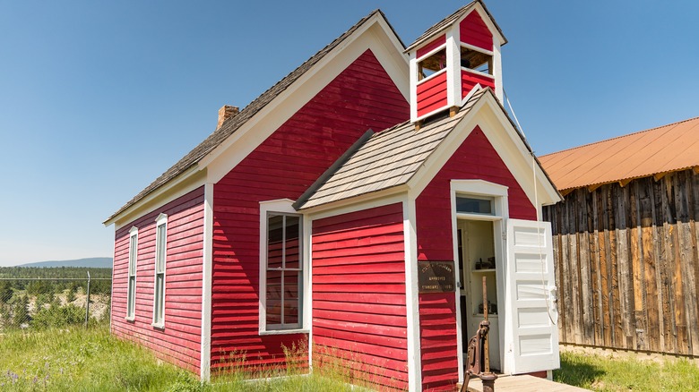 schoolhouse shed
