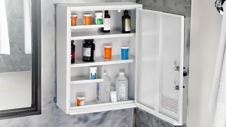 AdirMed Locking Medicine Cabinet