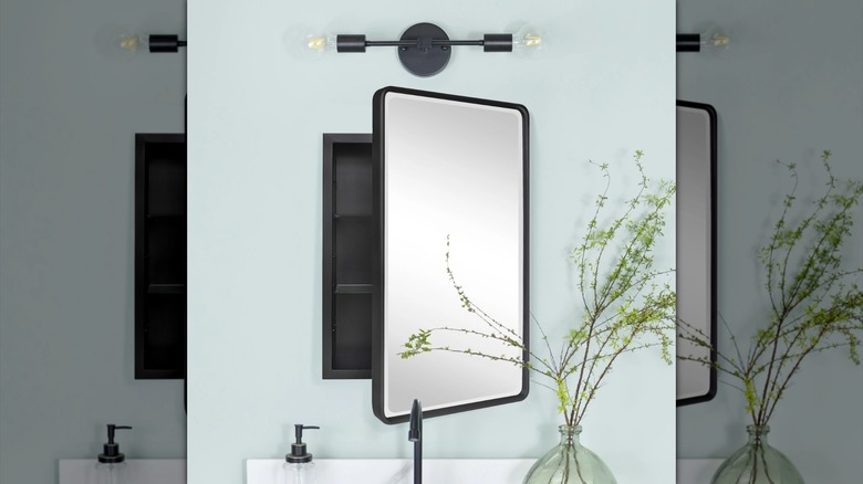 AllModern Farmhouse Metal Bathroom Medicine Cabinet