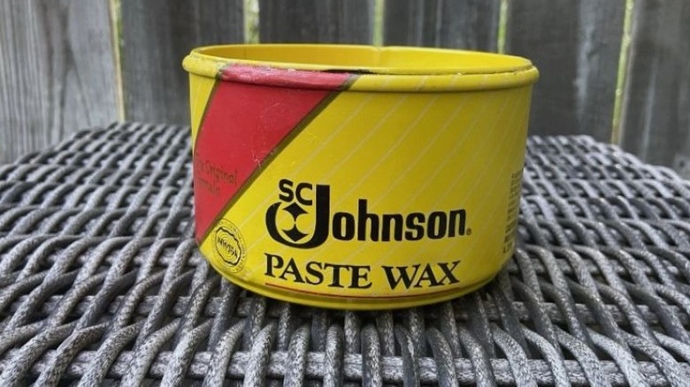Can of SC Johnson Paste Wax