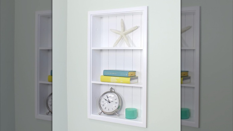 The Sloane recessed wall niche cabinet from Fox Hollow Furnishings