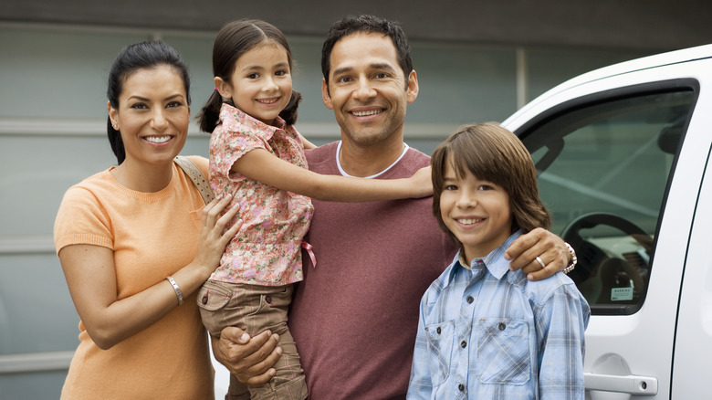 Smiling family 