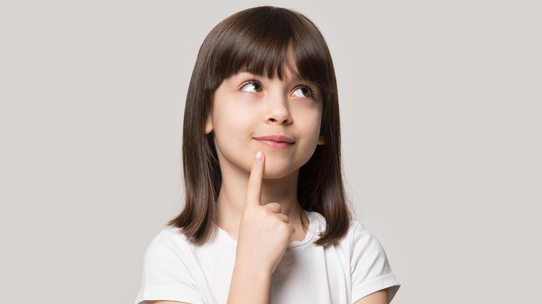 Child thinking 