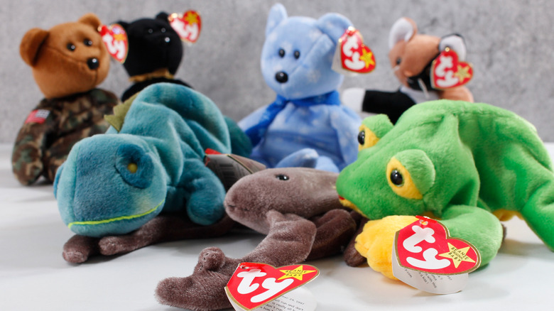 Collection of beanie babies