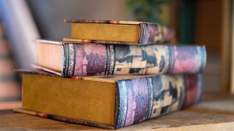 Vintage looking book boxes