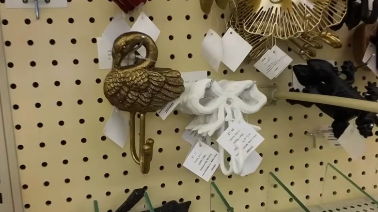 Decorative hook assortment at Hobby Lobby
