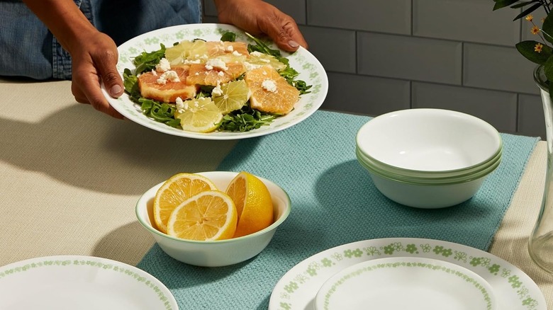 Corelle Vitrelle 18 Piece Glass Dinnerware Set