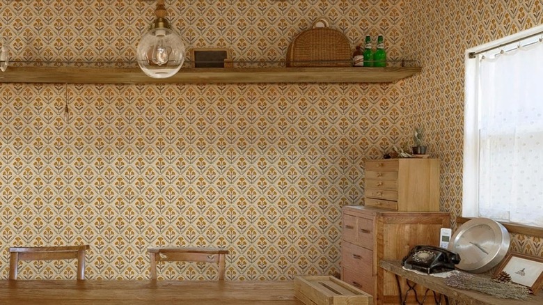 Dimoon Peel and Stick Floral Wallpaper