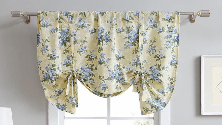 Laura Ashley Cotton Tie Up Window Treatment