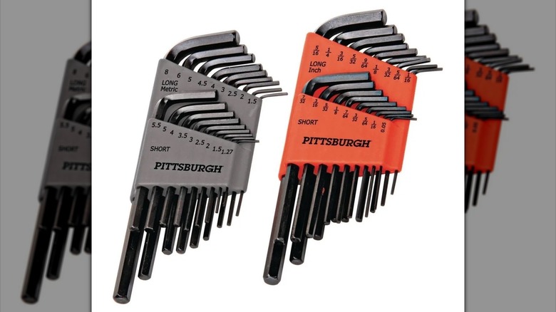Two sets of Pittsburgh hex keys