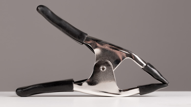 A typical industrial spring clamp