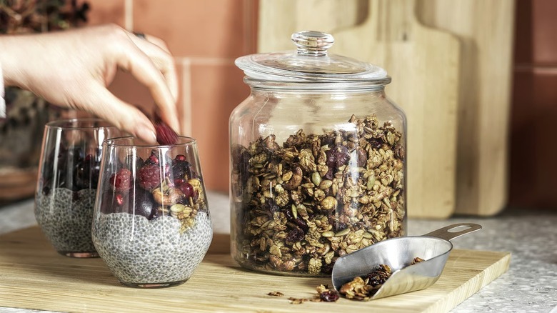 IKEA VARDAGEN jar with lid