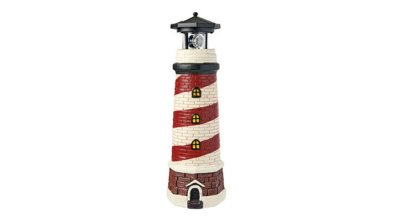 Belavi's Solar Garden Figurine Lighthouse