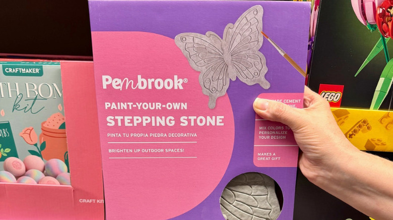 A butterfly-shaped stepping stone from Pembrook at Aldi
