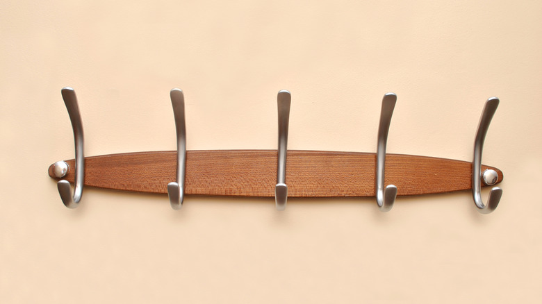 hanging hooks on wall