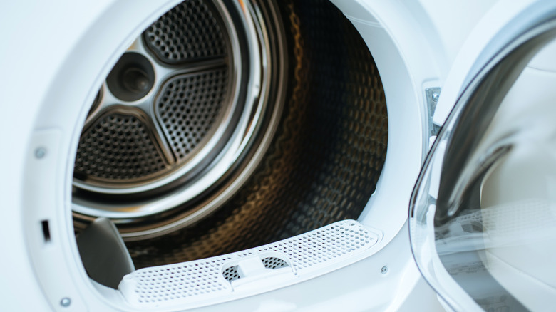 Close up of a modern dryer