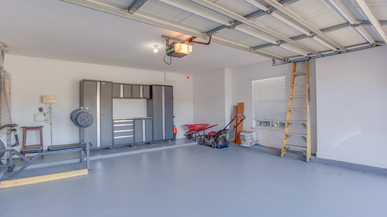 tidy functional garage