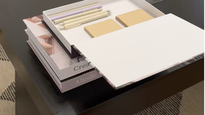 false book storing pens