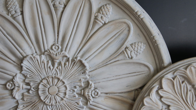 Plaster ceiling medallion