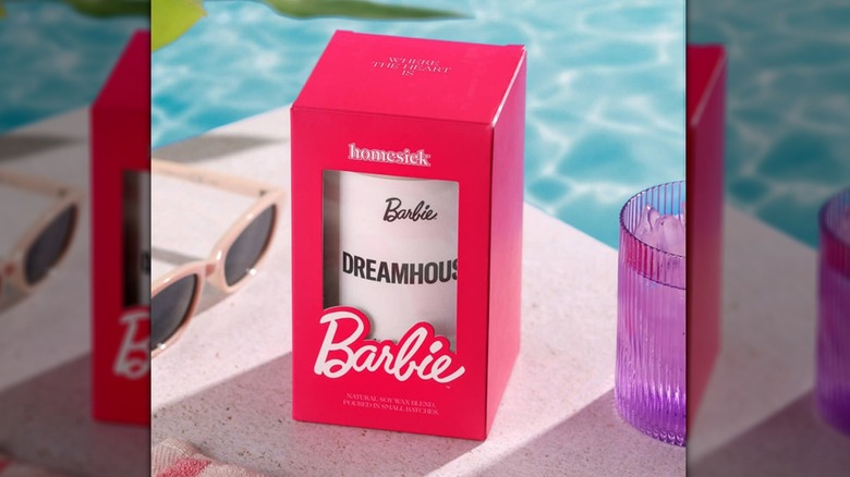 Barbie Dreamhouse candle in box