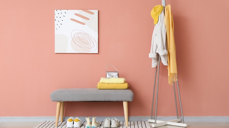 Pink hallway