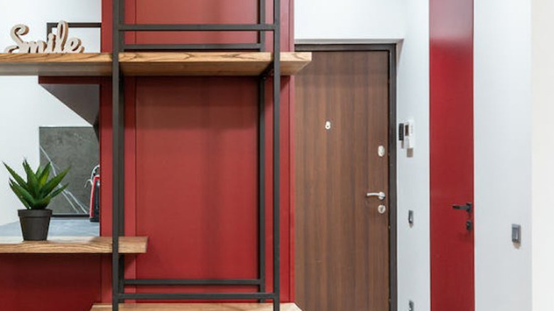 Red hallway