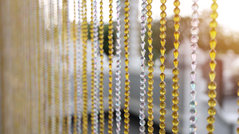 beaded curtain