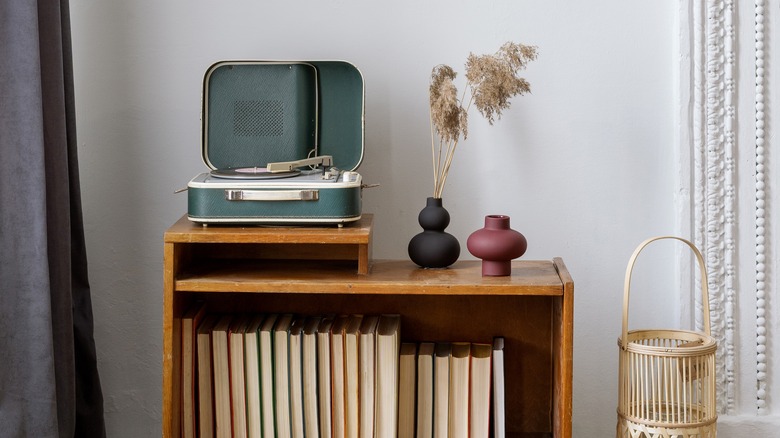 vintage record player