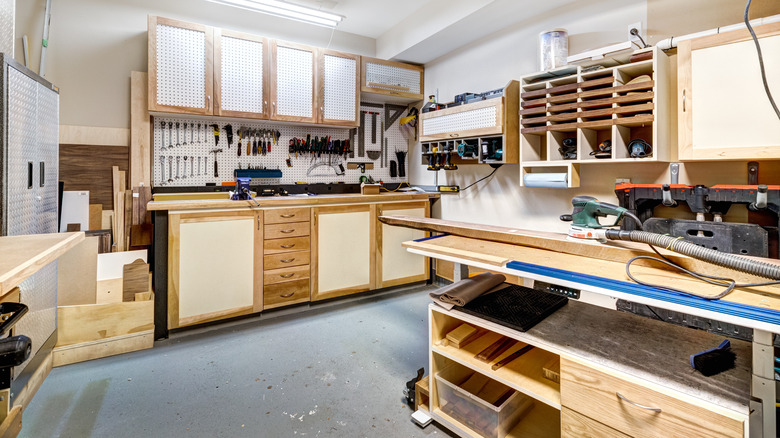 storage cabinets in garage