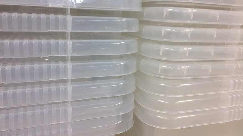 clear bins
