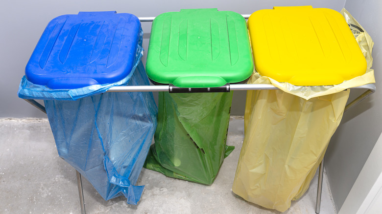 garbage bins