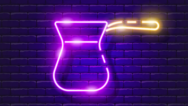 neon coffee sign