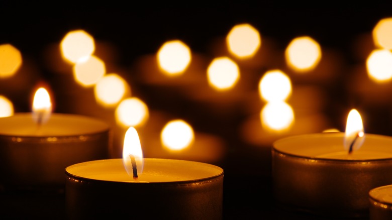candles aglow