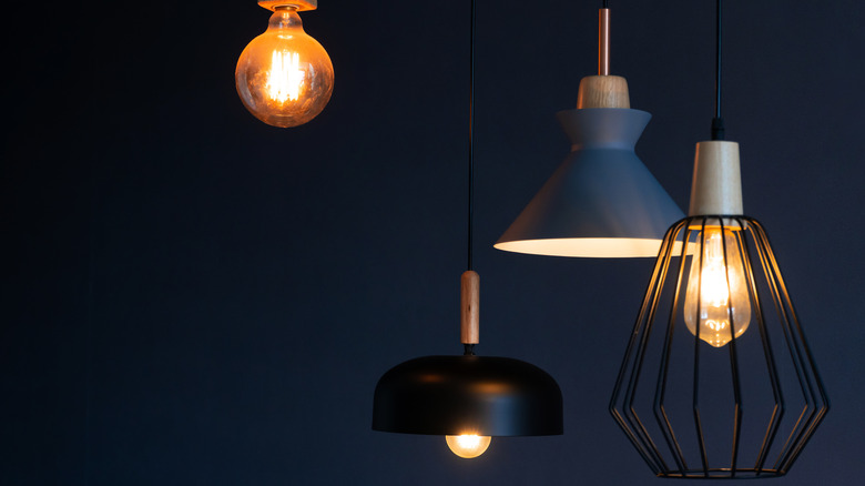 Assorted hanging lights