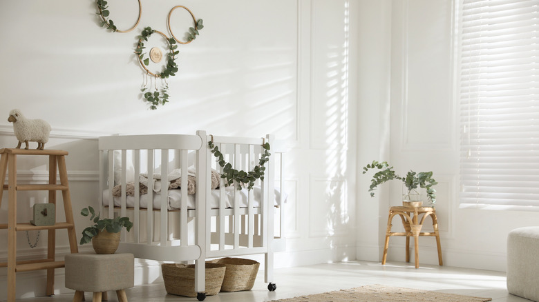 Nursery with plant art