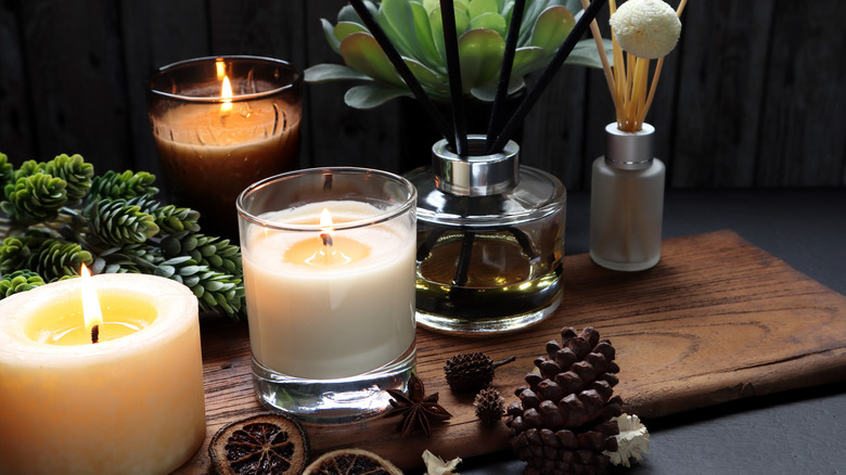 Candles and scent diffusers