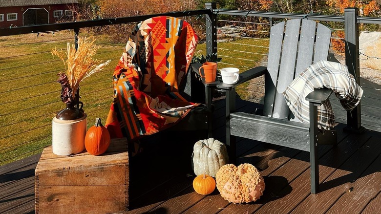 Pendleton style throw blanket