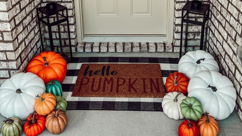 "Hello Pumpkin" doormat