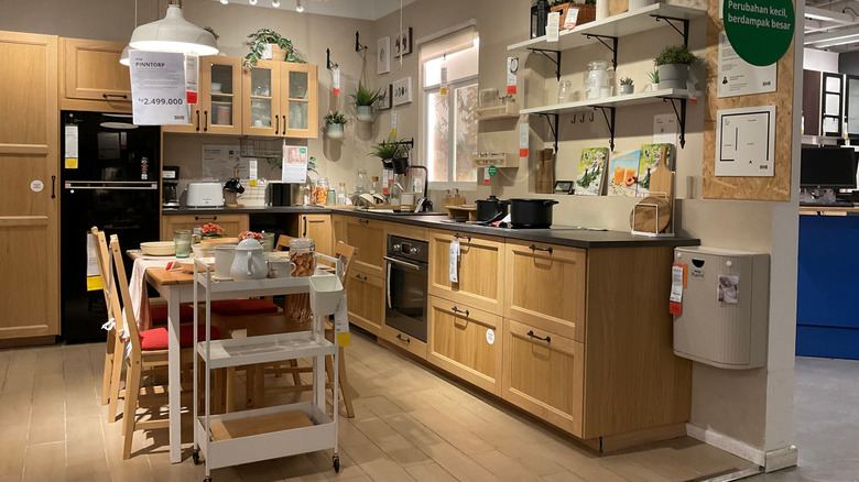 IKEA kitchen showroom