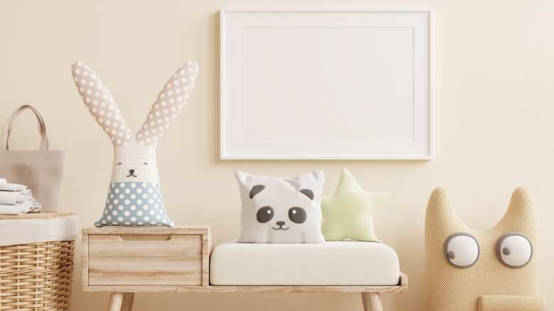 Cream-colored nursery