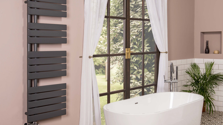 Light pink bathroom